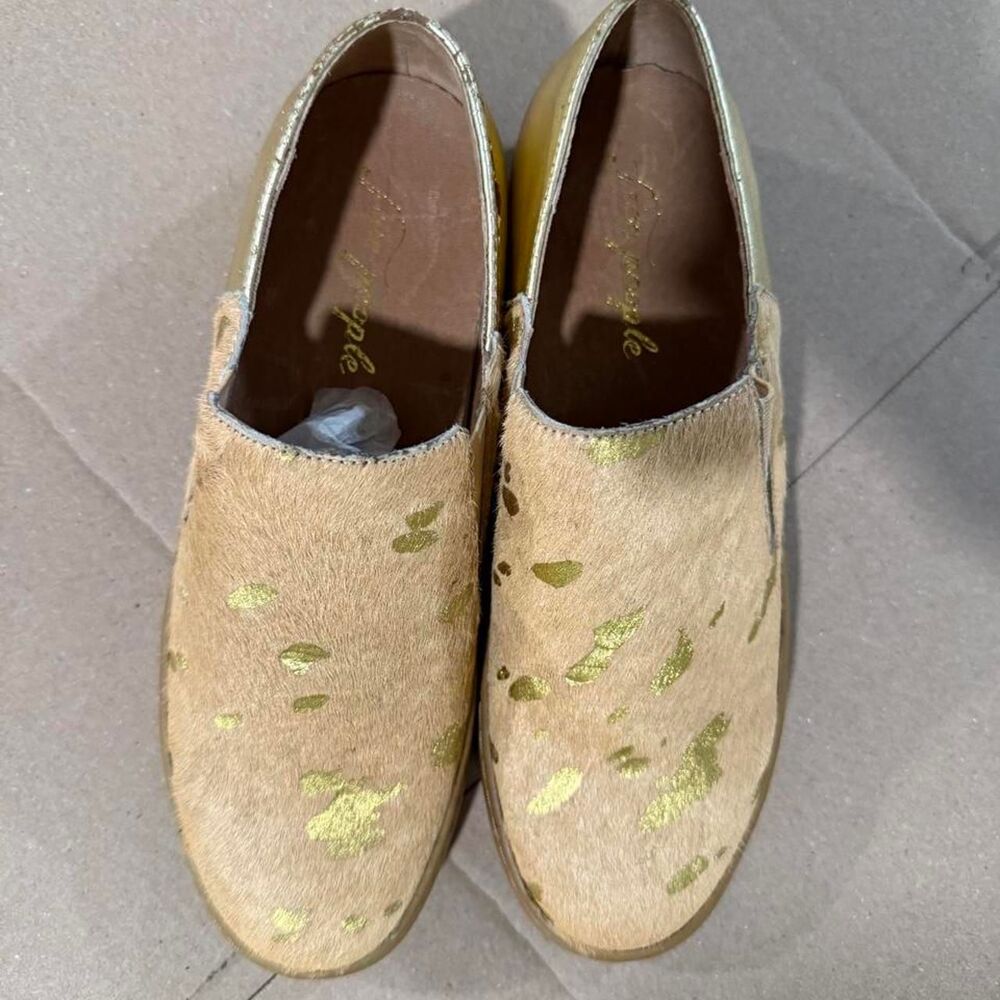 Free-people Women's Tan and Yellow Footwear